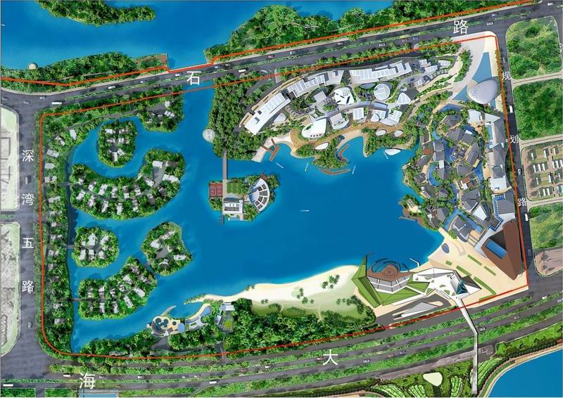 BIM建筑|深圳华侨城欢乐海岸，现代与传统的交融 / Laguarda.Low Architects (LLA)