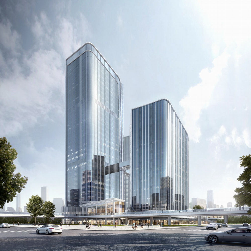 BIM建筑|招商蛇口西安丝路中心/上海三益