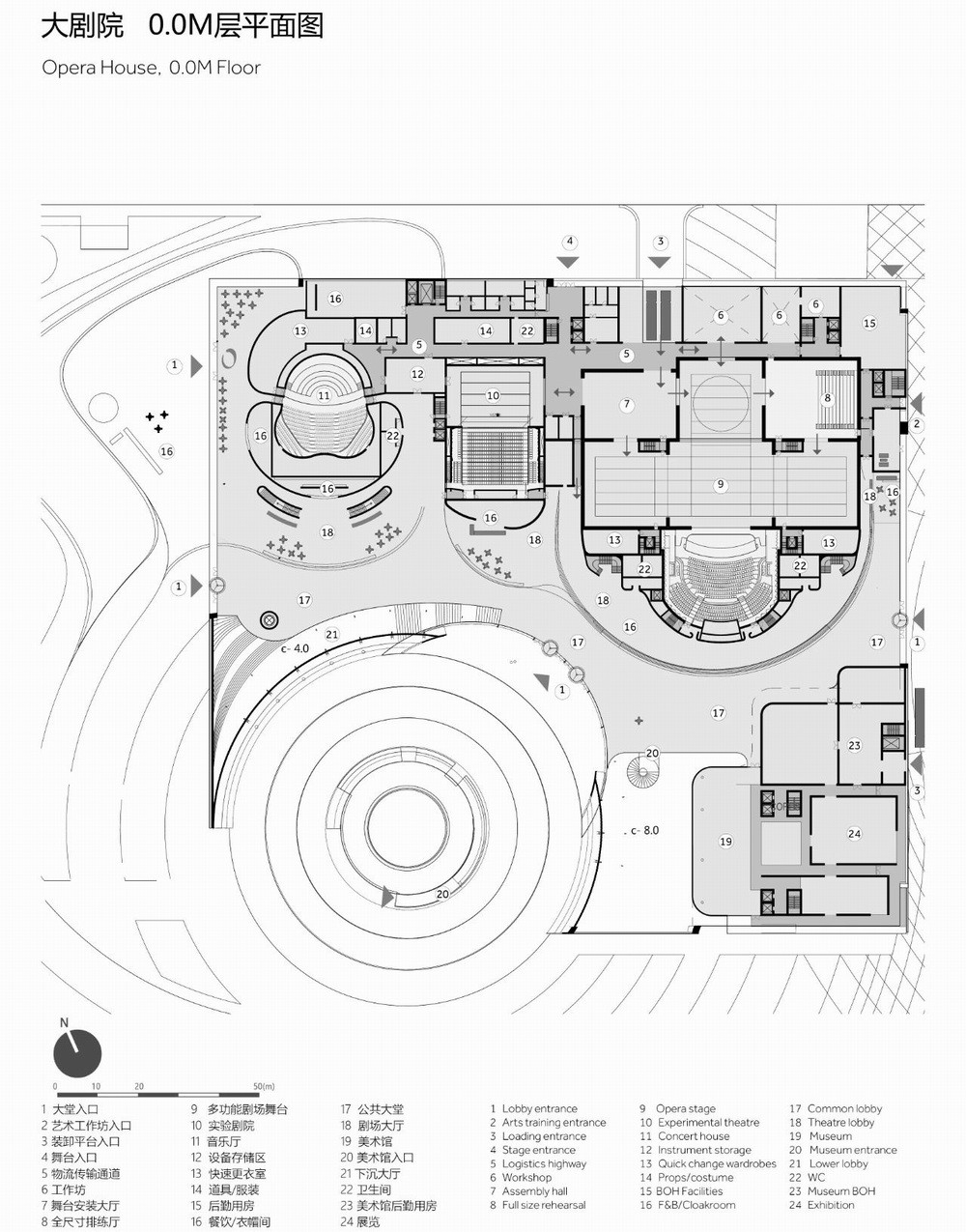 BIM建筑|广东顺德大歌剧院/Nordic Office of Architecture