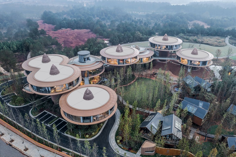 BIM建筑|生长的建筑 ——绿地安南游邑云栖精品酒店/PTA上海柏涛