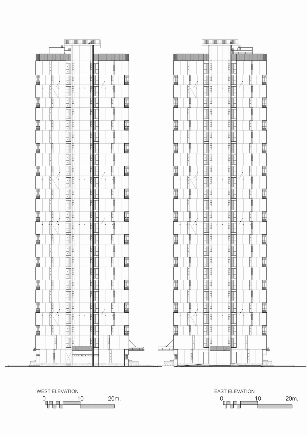 BIM建筑|白衣天使的架空中庭宿舍楼/Plan Architect