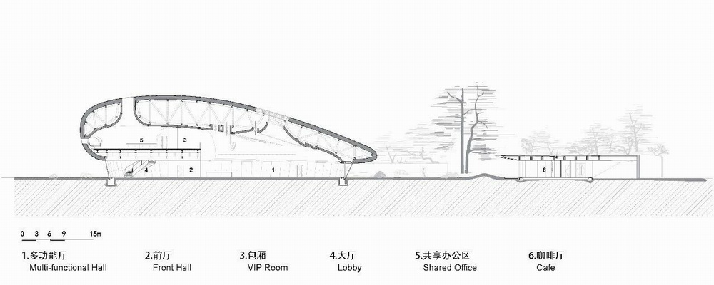 BIM建筑|MAD新作_阿那亚“云中心”方案设计 / MAD建筑事务所