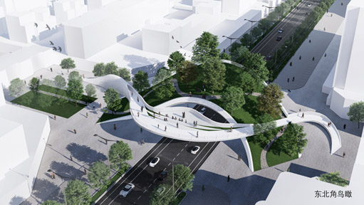 BIM建筑|连接与融入：华盈尚景南北中轴连接天桥方案竞赛结果公告