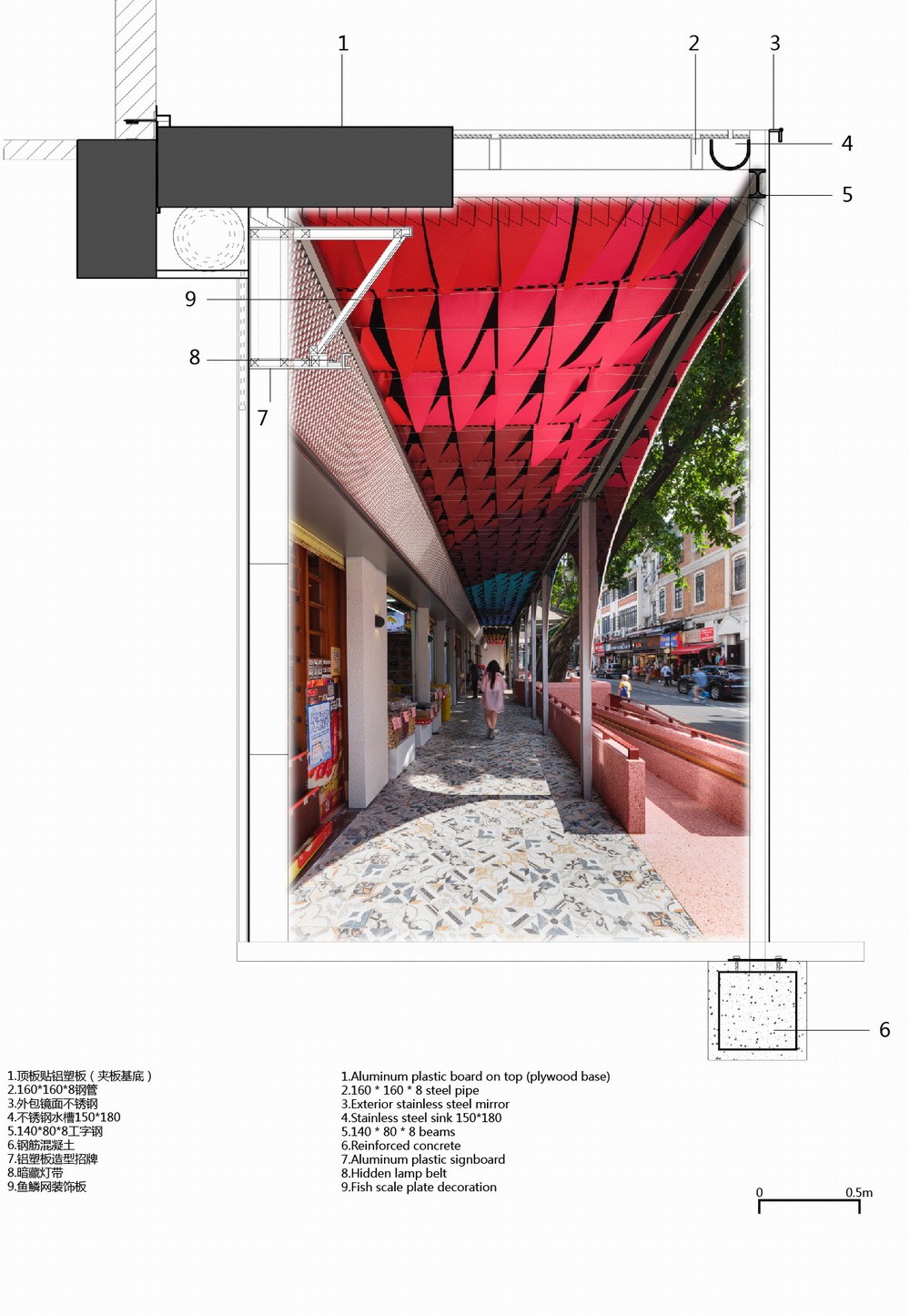 BIM建筑|彩色，诗意的日常：广州东山肉菜市场改造/奥默默工作室