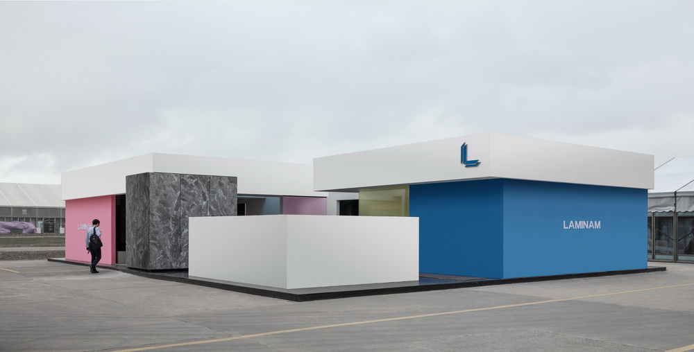 BIM建筑|将至上主义绘画转译成三维空间：层岩叠影展厅/朴居设计研究室