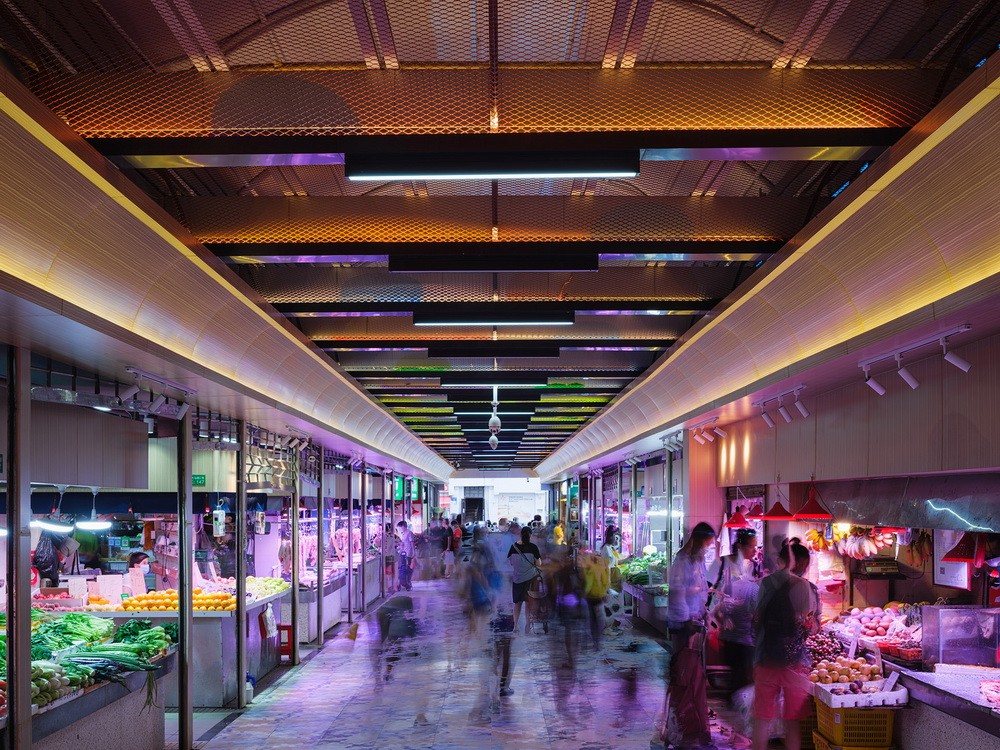 BIM建筑|彩色，诗意的日常：广州东山肉菜市场改造/奥默默工作室