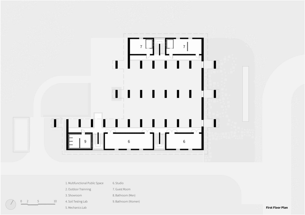 BIM建筑|生土工房（暨云南乡村振兴研究发展中心） / 一专一村