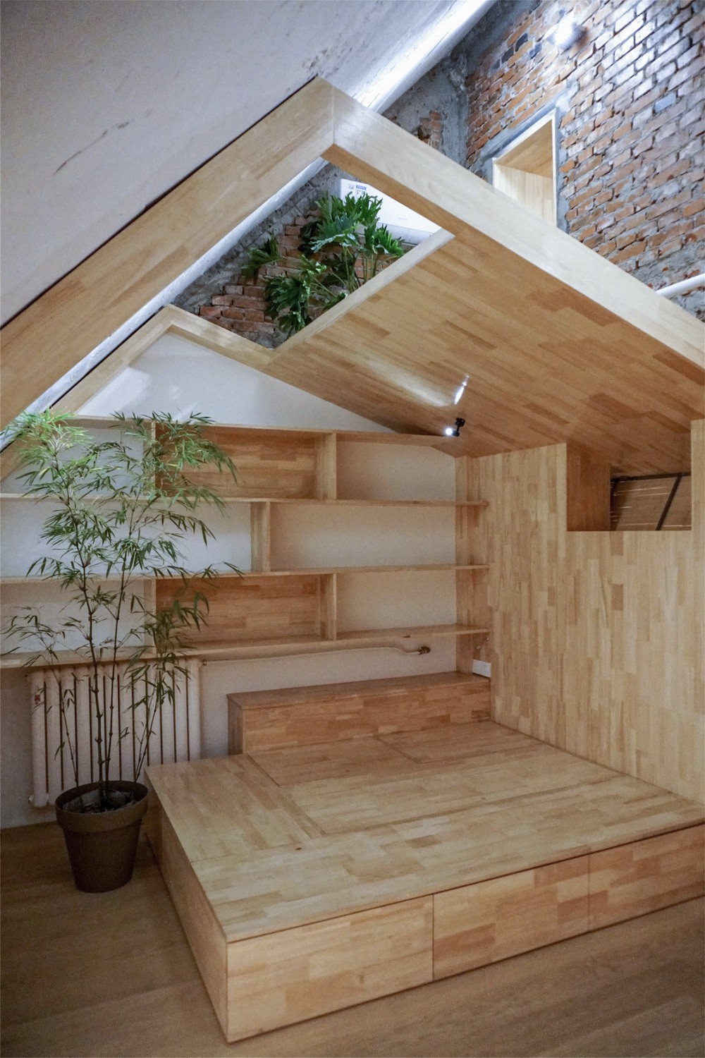 BIM建筑|手艺实验之家：100平米住宅改造里的“手艺与实验”/ 在造建筑