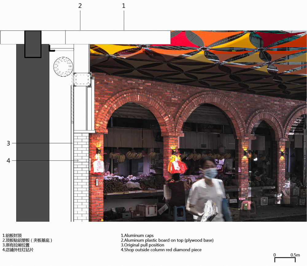 BIM建筑|彩色，诗意的日常：广州东山肉菜市场改造/奥默默工作室