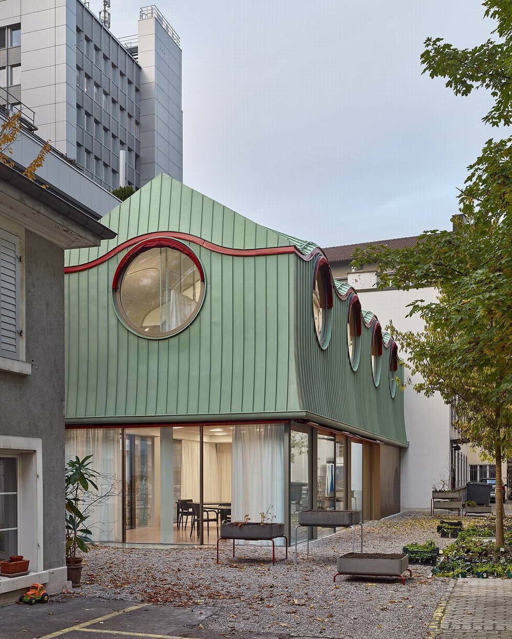 BIM建筑|优雅地老去：苏黎世老年人活动中心 / Knorr & Pürckhauer Architekten