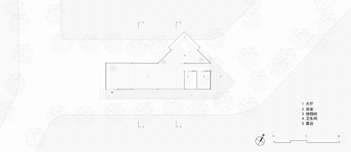 BIM建筑|湖间榭 / 半松园工作室