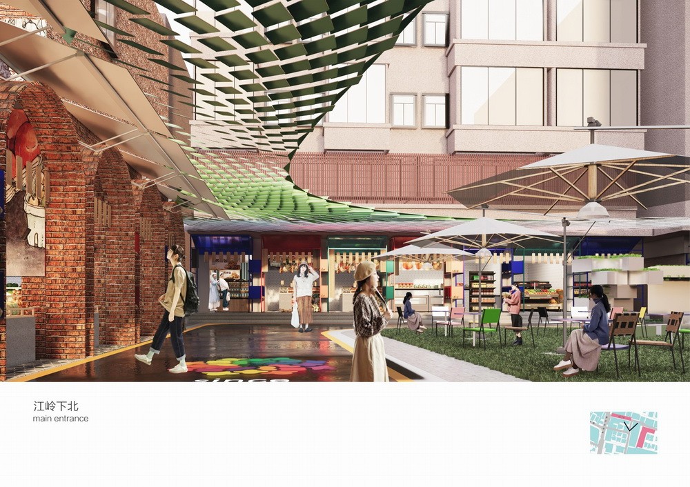 BIM建筑|彩色，诗意的日常：广州东山肉菜市场改造/奥默默工作室