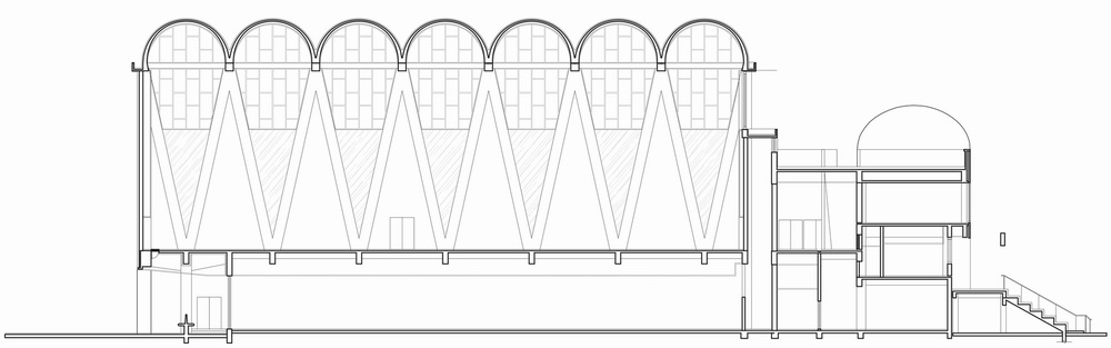 BIM建筑|天津大学新校区综合体育馆 / 李兴钢建筑工作室