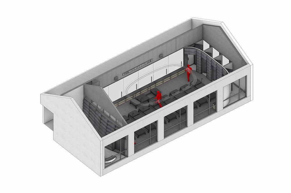 BIM建筑|The Megaformer Lab 健身工作室 / 无定设计
