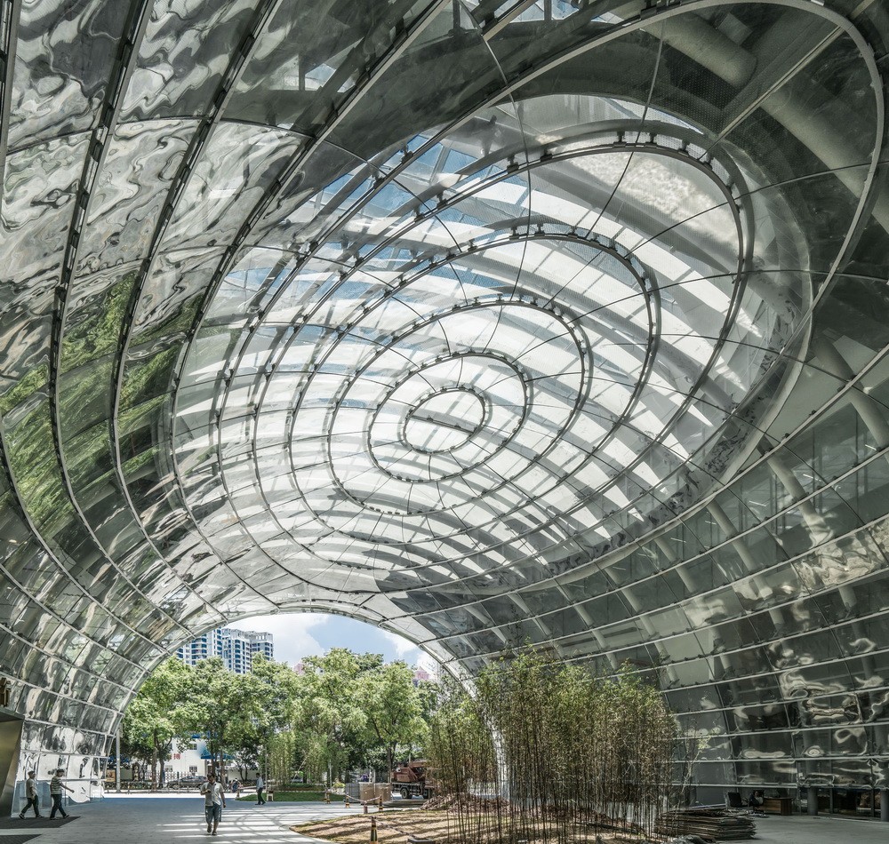 BIM建筑|与城市共享的大厅：国银•民生金融大厦/筑博设计