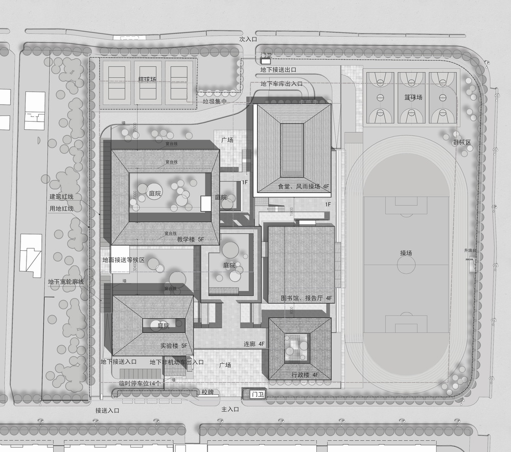BIM建筑|重构“江南书院”：苏州高新区第四中学/中衡设计