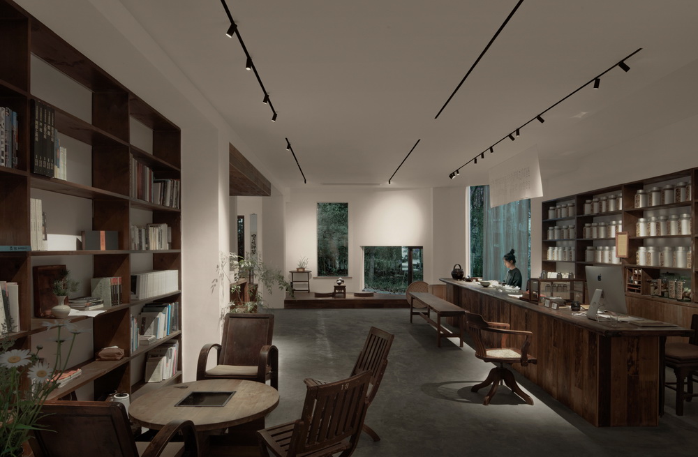 BIM建筑|在成都城中安放一片山林，是以不知春斋茶宿/ 时地建筑