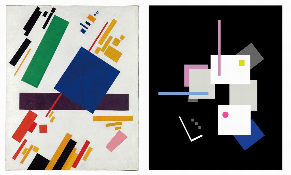 BIM建筑|将至上主义绘画转译成三维空间：层岩叠影展厅/朴居设计研究室