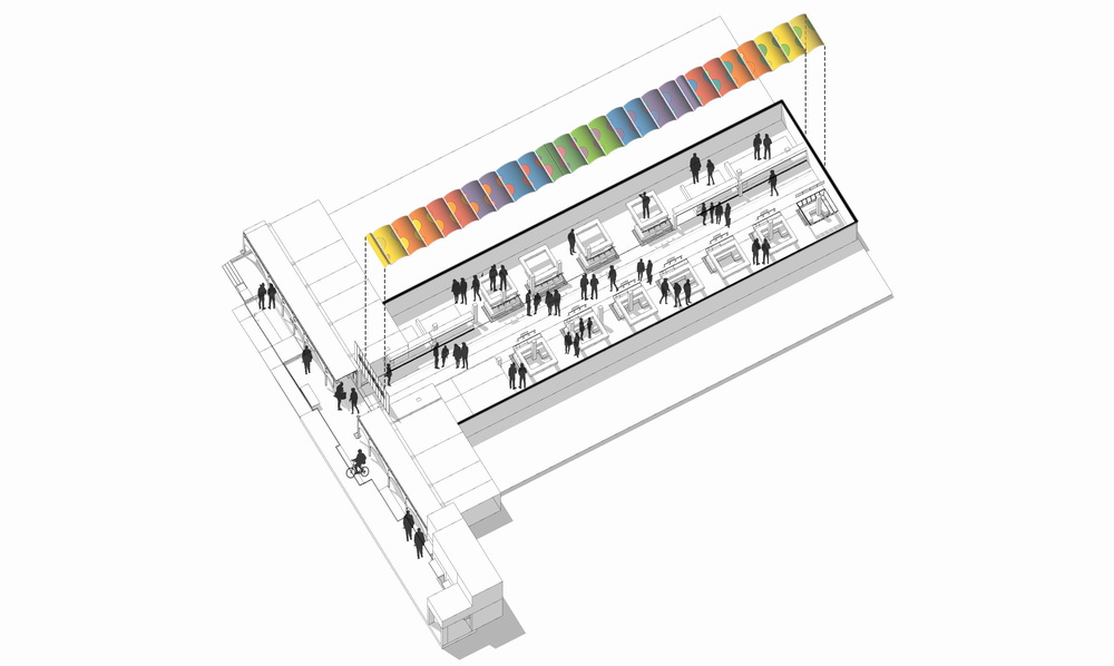 BIM建筑|彩色，诗意的日常：广州东山肉菜市场改造/奥默默工作室