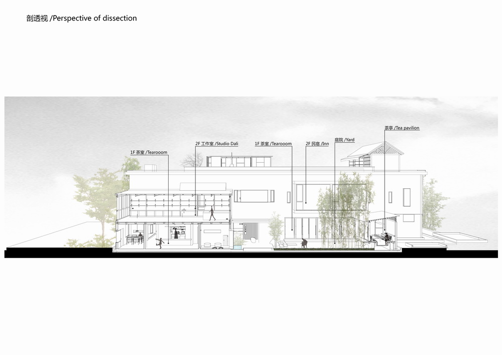 BIM建筑|在成都城中安放一片山林，是以不知春斋茶宿/ 时地建筑
