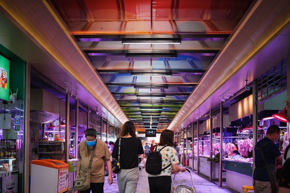 BIM建筑|彩色，诗意的日常：广州东山肉菜市场改造/奥默默工作室