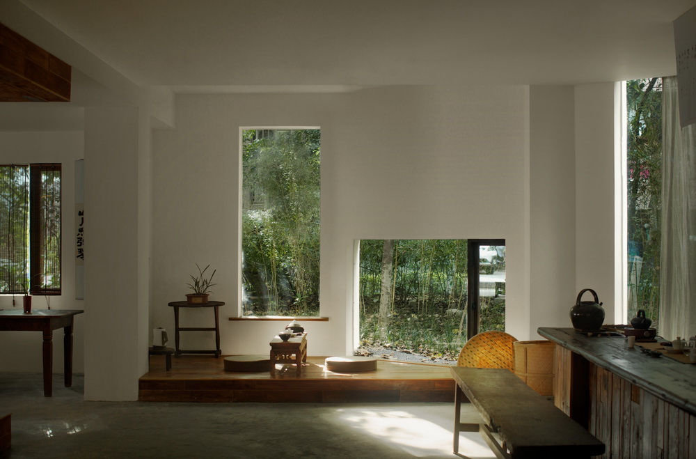 BIM建筑|在成都城中安放一片山林，是以不知春斋茶宿/ 时地建筑