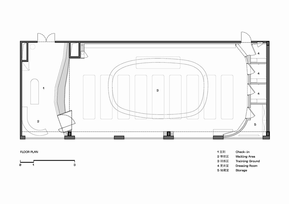 BIM建筑|The Megaformer Lab 健身工作室 / 无定设计