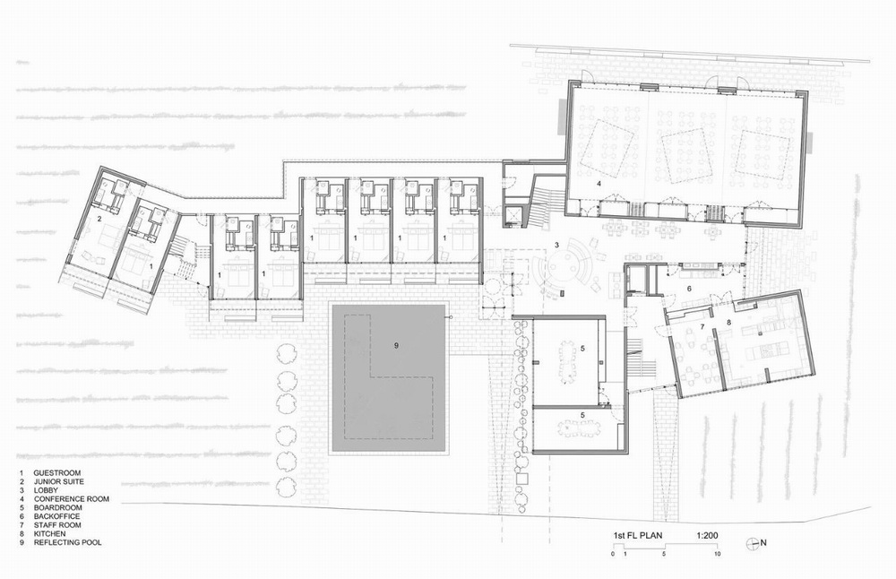 BIM建筑|奥地利罗仙姆酒店扩建/斯蒂文·霍尔事务所