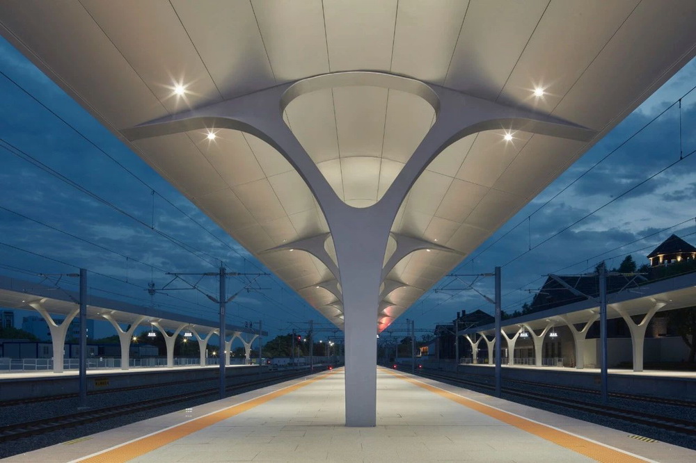 BIM建筑|“森林中的火车站”：嘉兴火车站启用通车/MAD