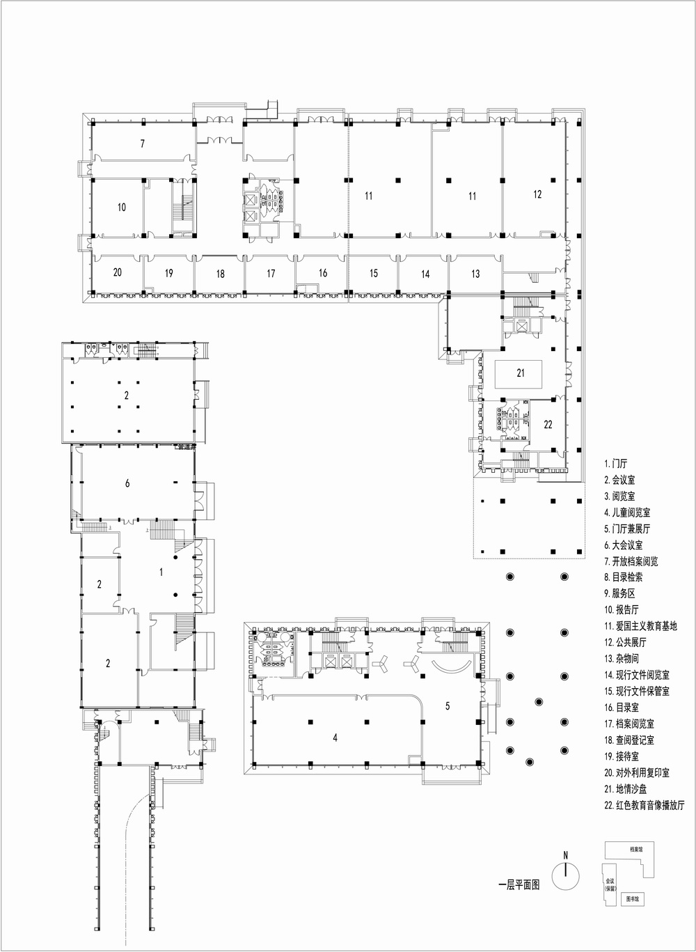 BIM建筑|沂南图书档案馆，山东 / 中央美术学院建筑7工作室（朴棫城市建筑设计工作室）