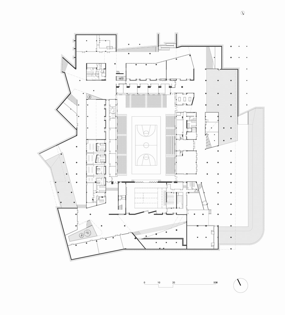 BIM建筑|中山大学珠海校区体育馆/BIAD华南设计中心