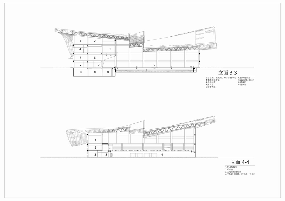 BIM建筑|北京理工大学良乡校区文化体育中心/时境建筑