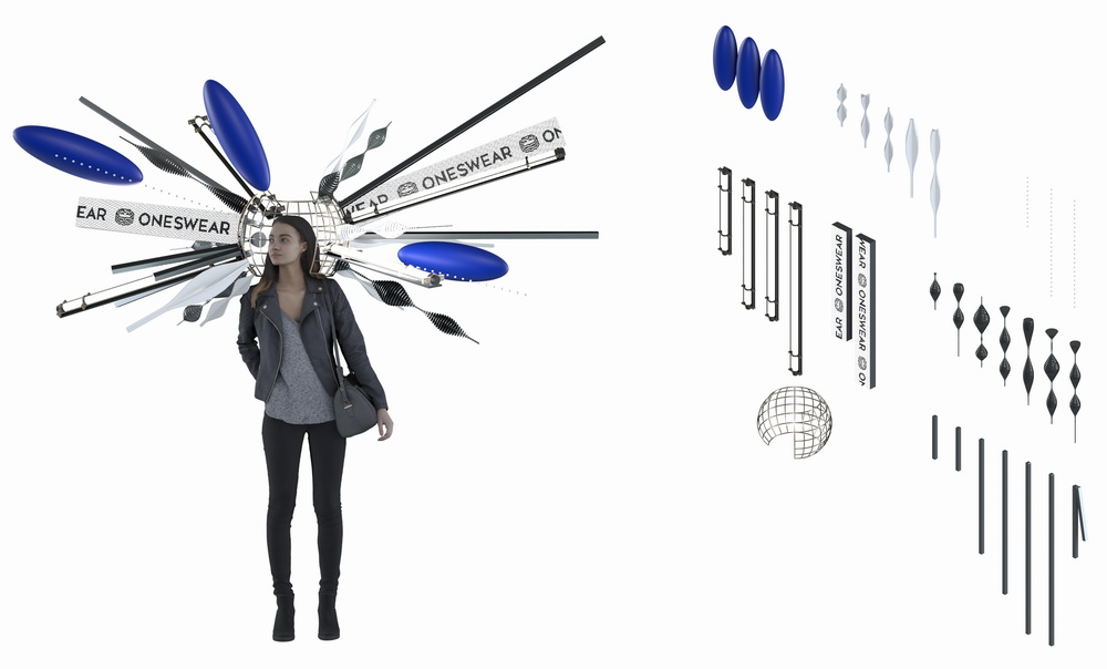 BIM建筑|重塑记忆瞬间 · 梵誓ONESWEAR武汉 K11 购物艺术中心店 / 平介设计