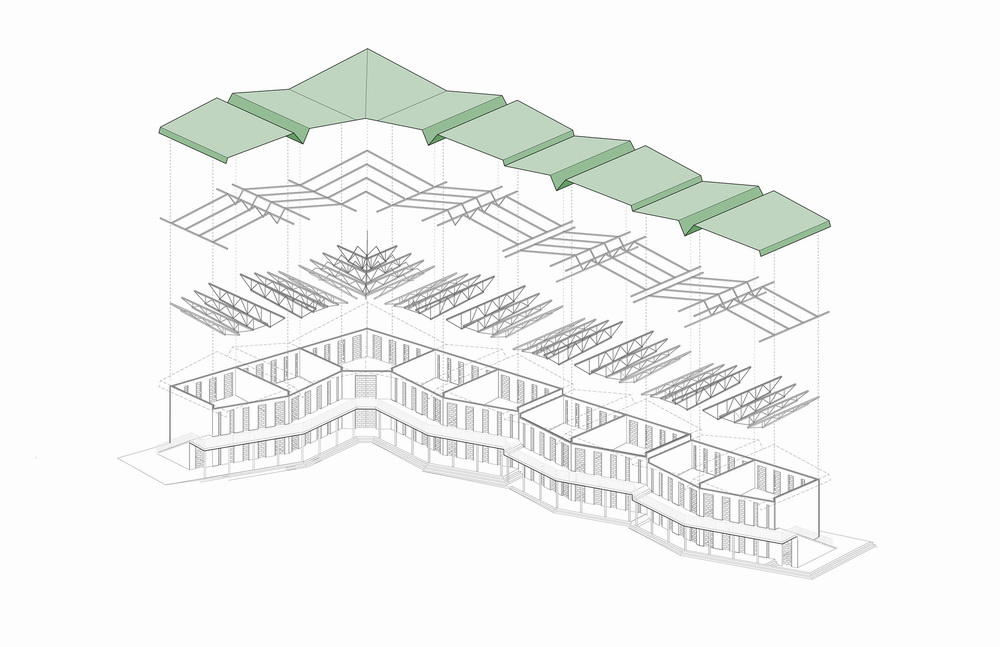 BIM建筑|模块化校园建设，回应场地环境与成本限制/Studio PHH Architects