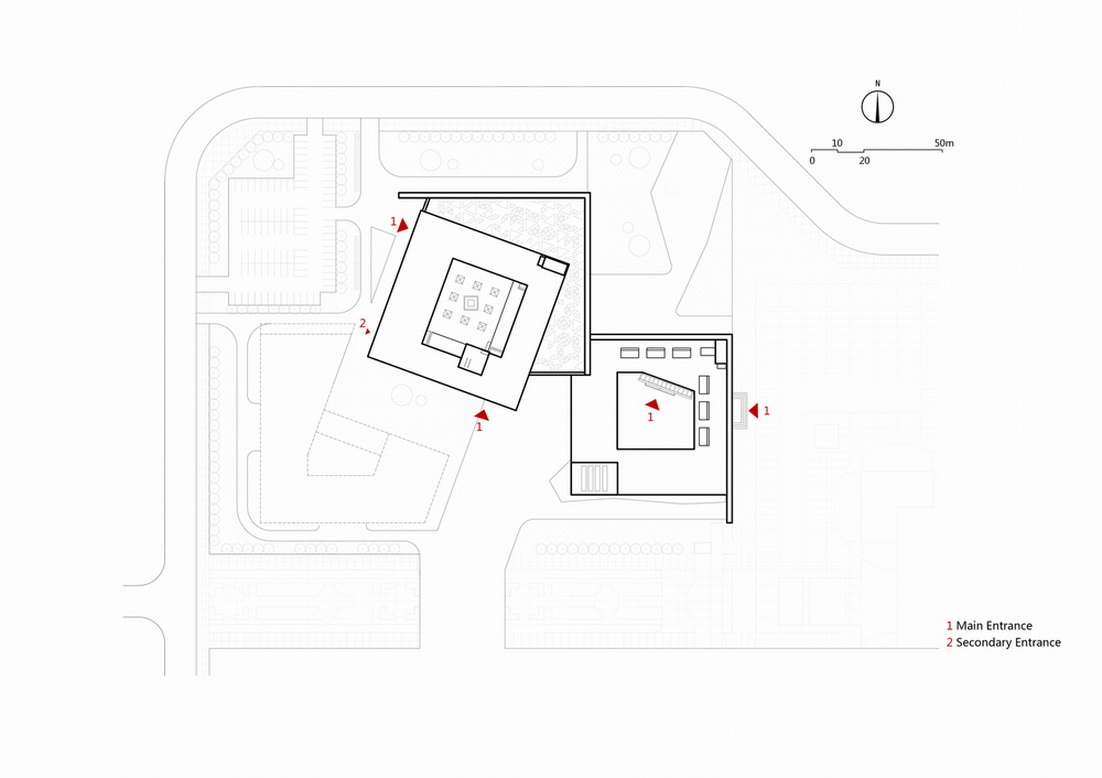 BIM建筑|东北大学文科2楼/THAD清华建筑设计院 庄惟敏