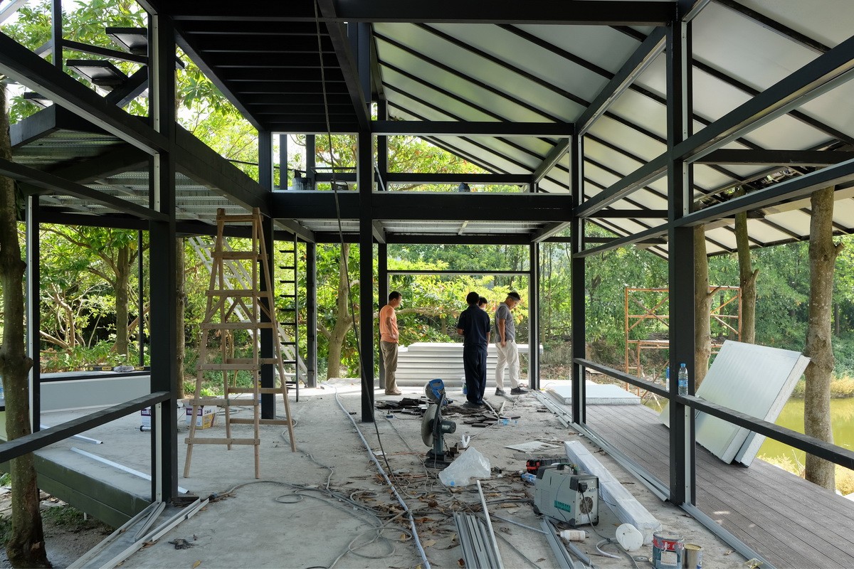 BIM建筑|湖间榭 / 半松园工作室