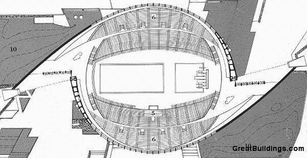 BIM建筑|【东京奥运会开幕】代代木国立体育馆 / Kenzo Tange