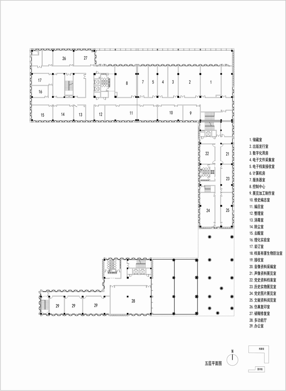 BIM建筑|沂南图书档案馆，山东 / 中央美术学院建筑7工作室（朴棫城市建筑设计工作室）