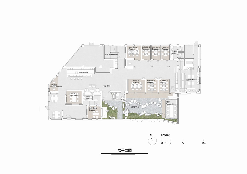 BIM建筑|在成都城中安放一片山林，是以不知春斋茶宿/ 时地建筑
