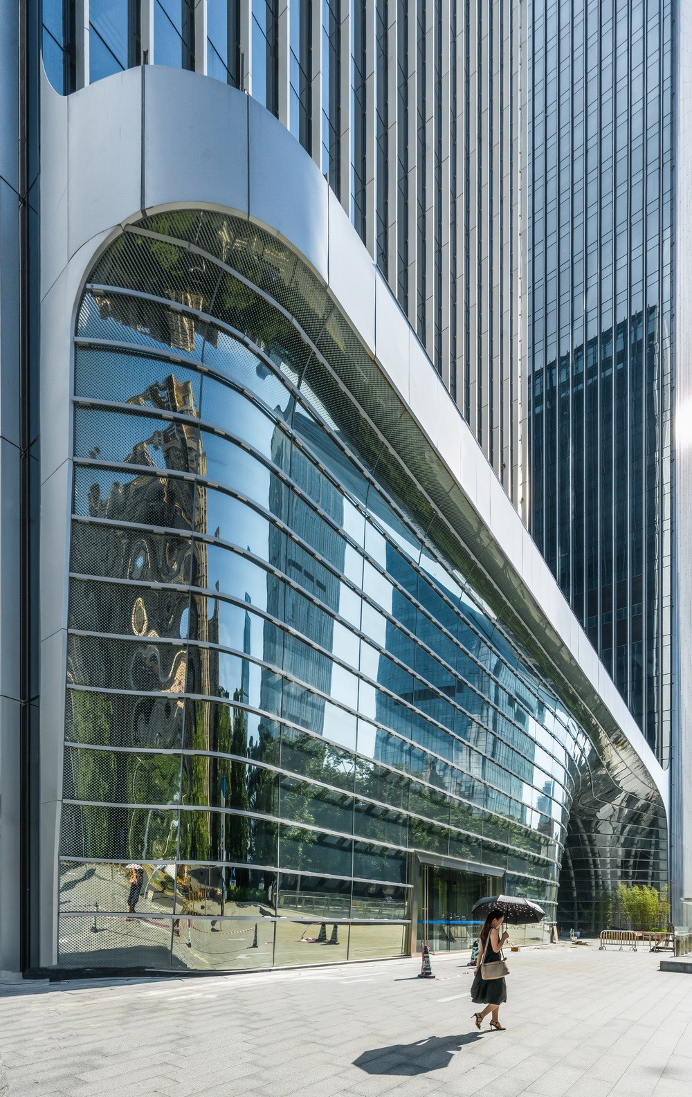 BIM建筑|与城市共享的大厅：国银•民生金融大厦/筑博设计