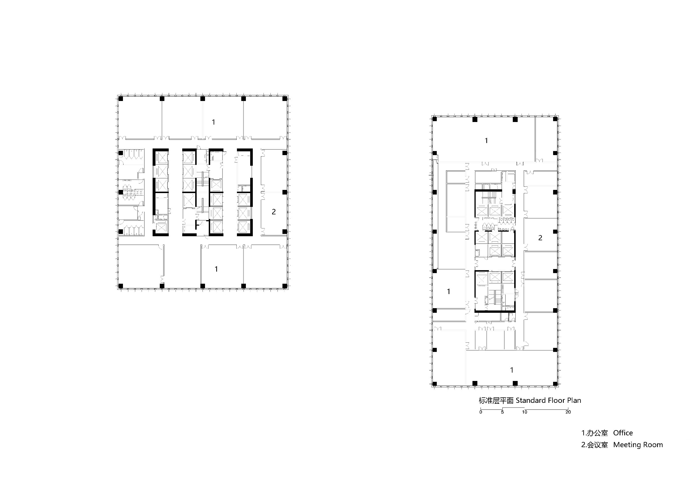 BIM建筑|与城市共享的大厅：国银•民生金融大厦/筑博设计