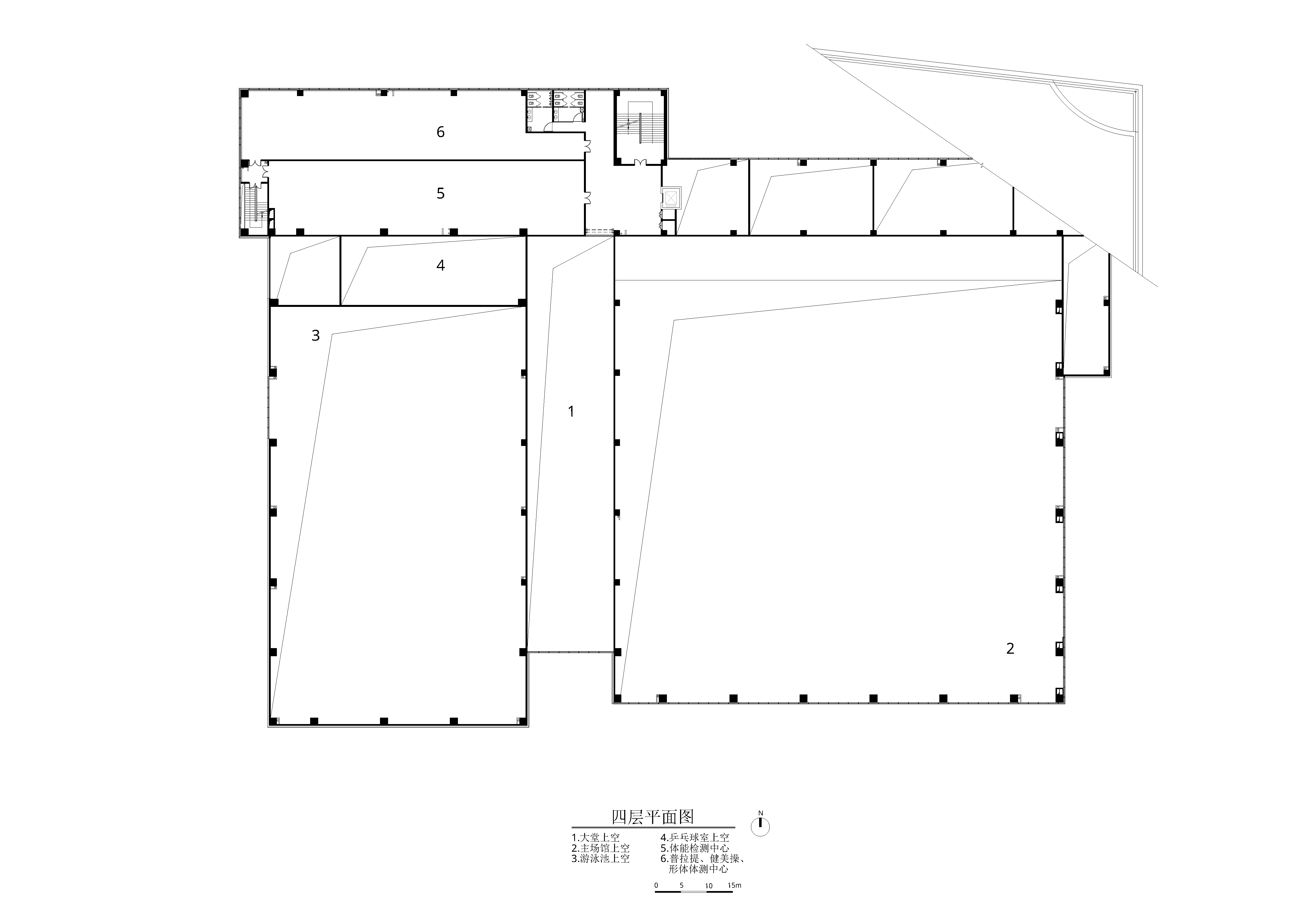 BIM建筑|北京理工大学良乡校区文化体育中心/时境建筑