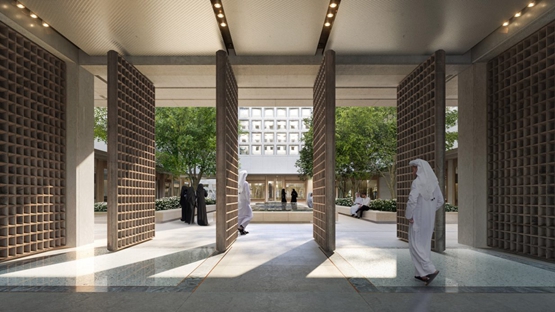 BIM建筑|福斯特在卡塔尔展示四座铝合金摩天大楼