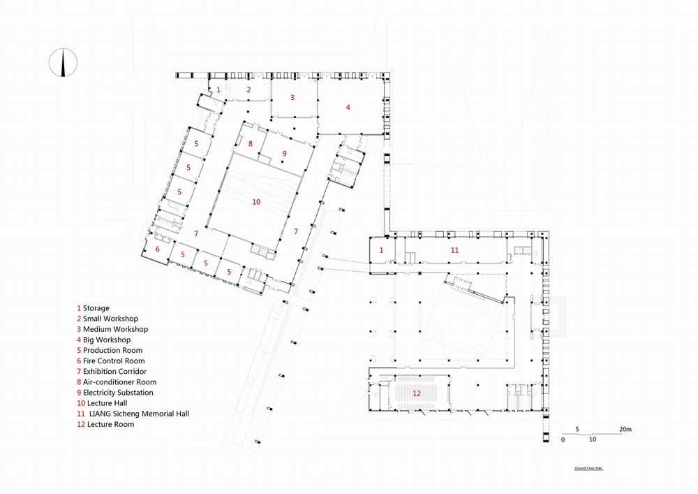 BIM建筑|东北大学文科2楼/THAD清华建筑设计院 庄惟敏
