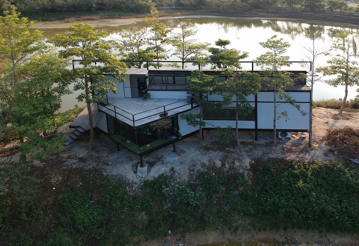 BIM建筑|湖间榭 / 半松园工作室