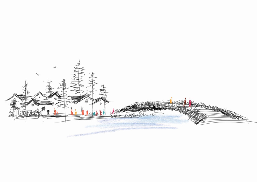 BIM建筑|李巷村村口公共空间再生/东大院 建筑技术与艺术（ATA）工作室