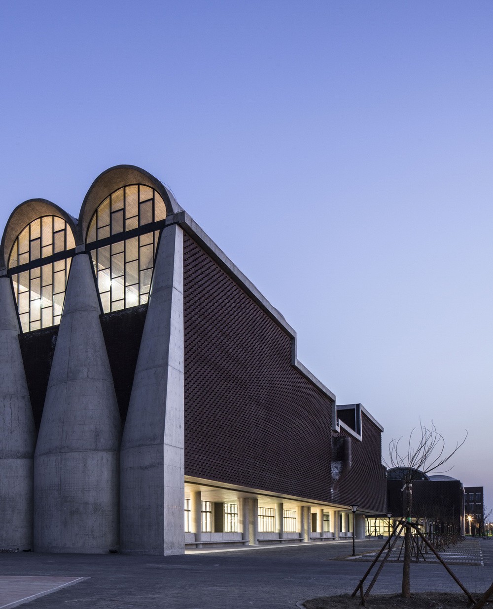 BIM建筑|天津大学新校区综合体育馆 / 李兴钢建筑工作室