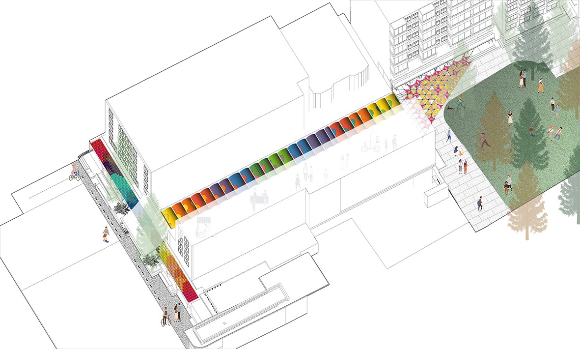 BIM建筑|彩色，诗意的日常：广州东山肉菜市场改造/奥默默工作室