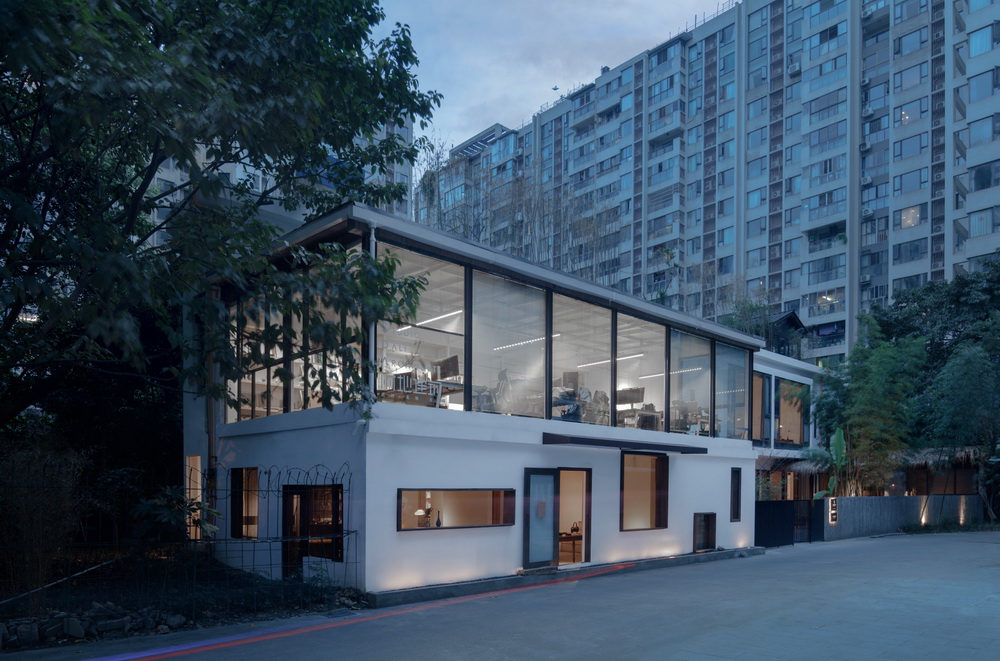 BIM建筑|在成都城中安放一片山林，是以不知春斋茶宿/ 时地建筑