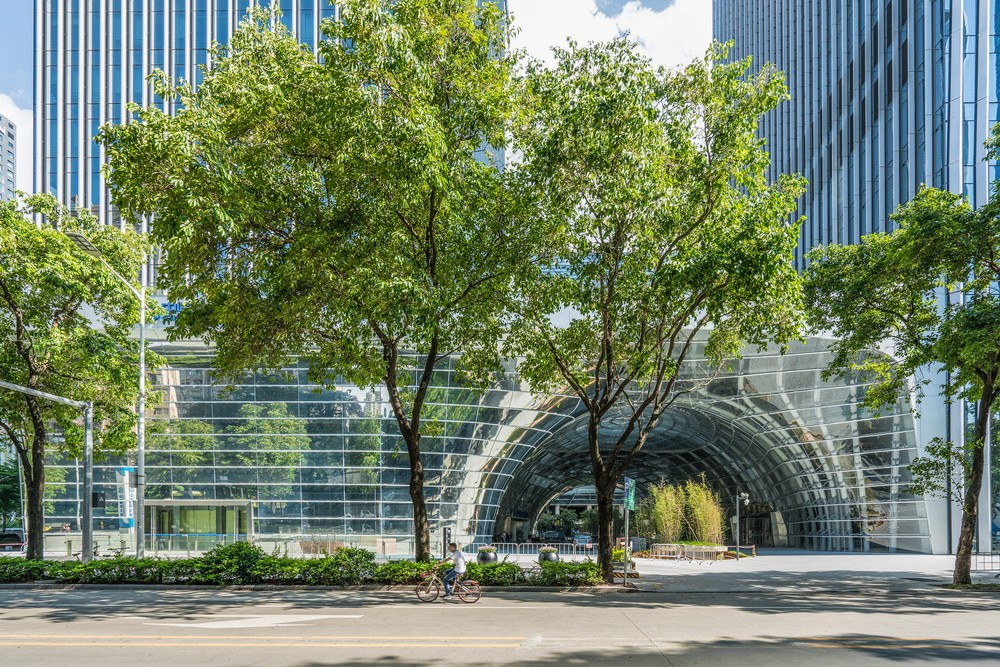 BIM建筑|与城市共享的大厅：国银•民生金融大厦/筑博设计